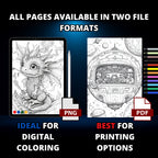 Coloring Pages Bundle - 80% OFF