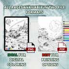 Moon Life Discovery Coloring Pages