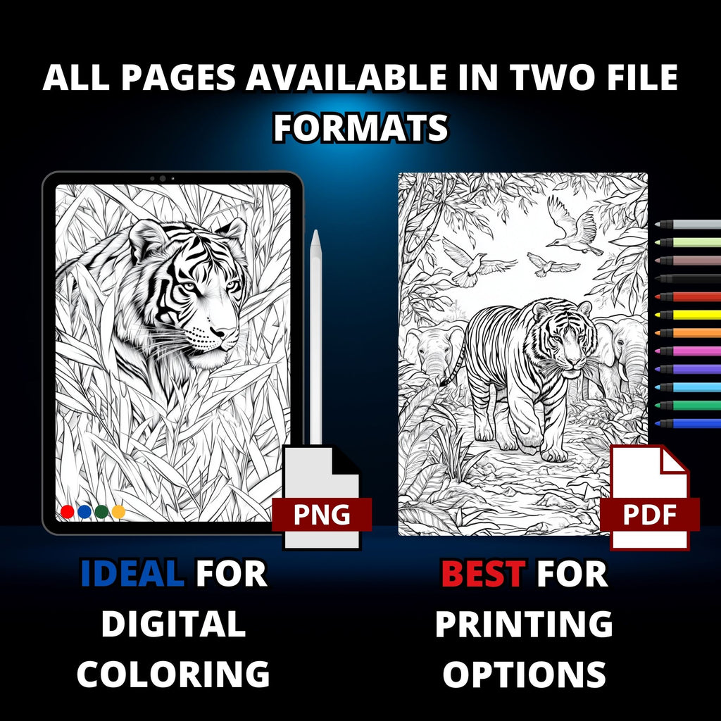 Tigers Coloring Pages