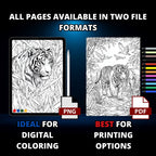 Tigers Coloring Pages