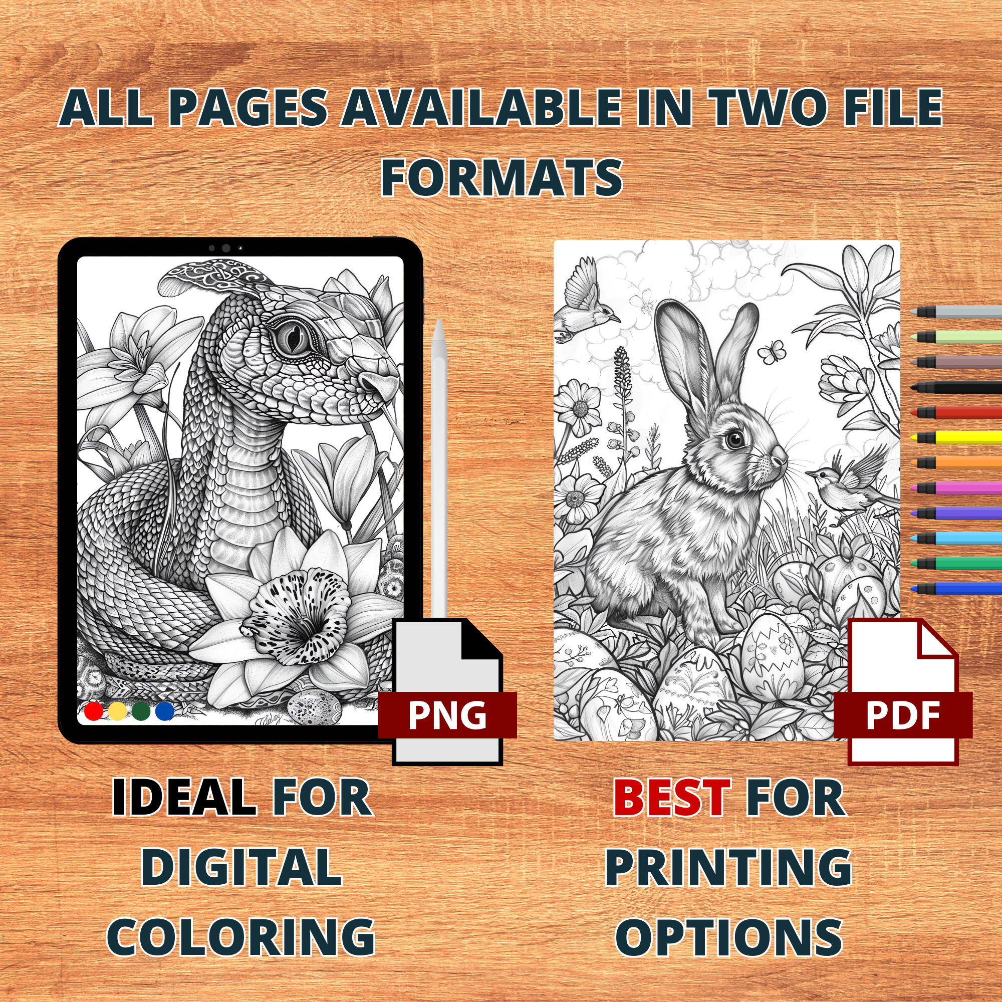 Easter Bunny Coloring Pages