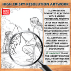 Woodland Elves Coloring Book Pages