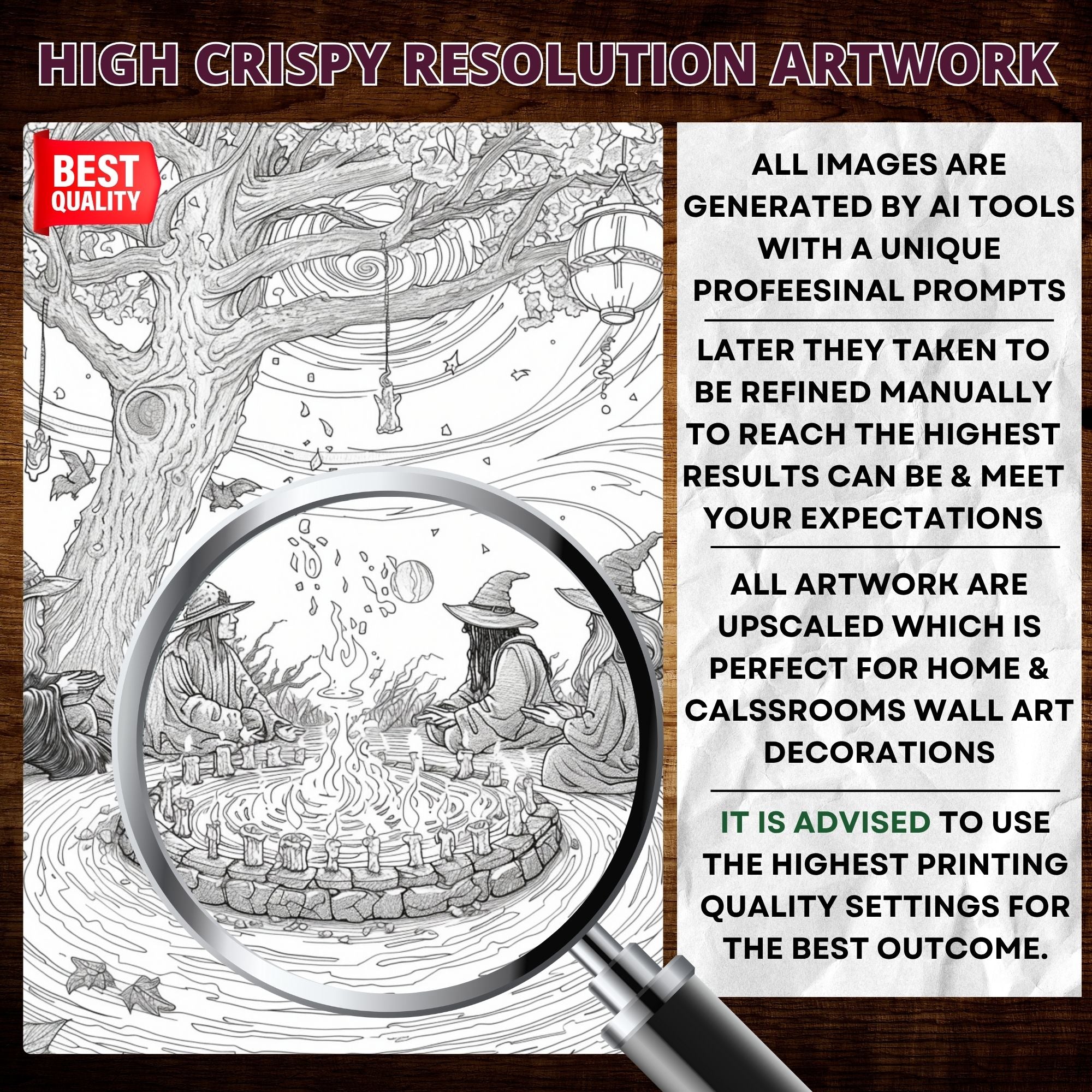 Wicked Witches Coloring Book Pages