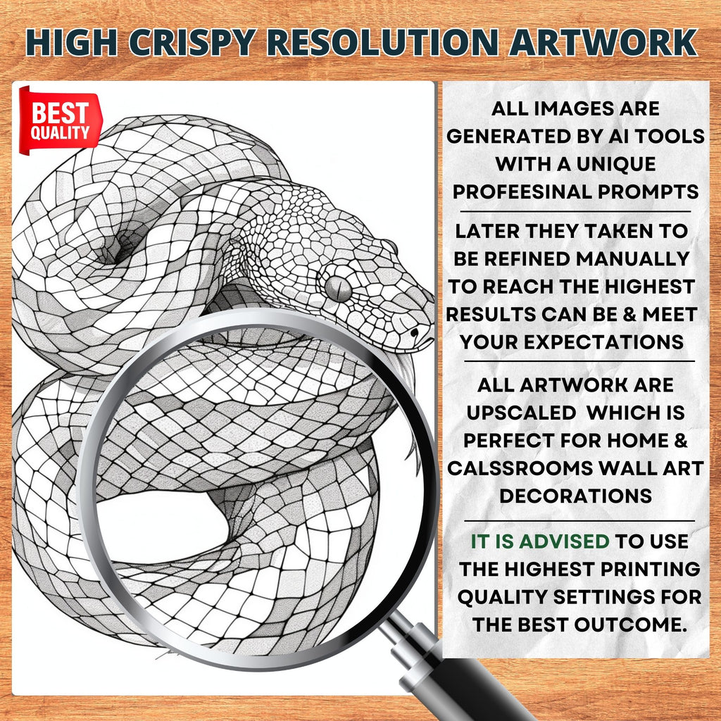 Ssensational Snakes Coloring Pages