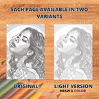 Dreams' Beautiful Girls Coloring Pages