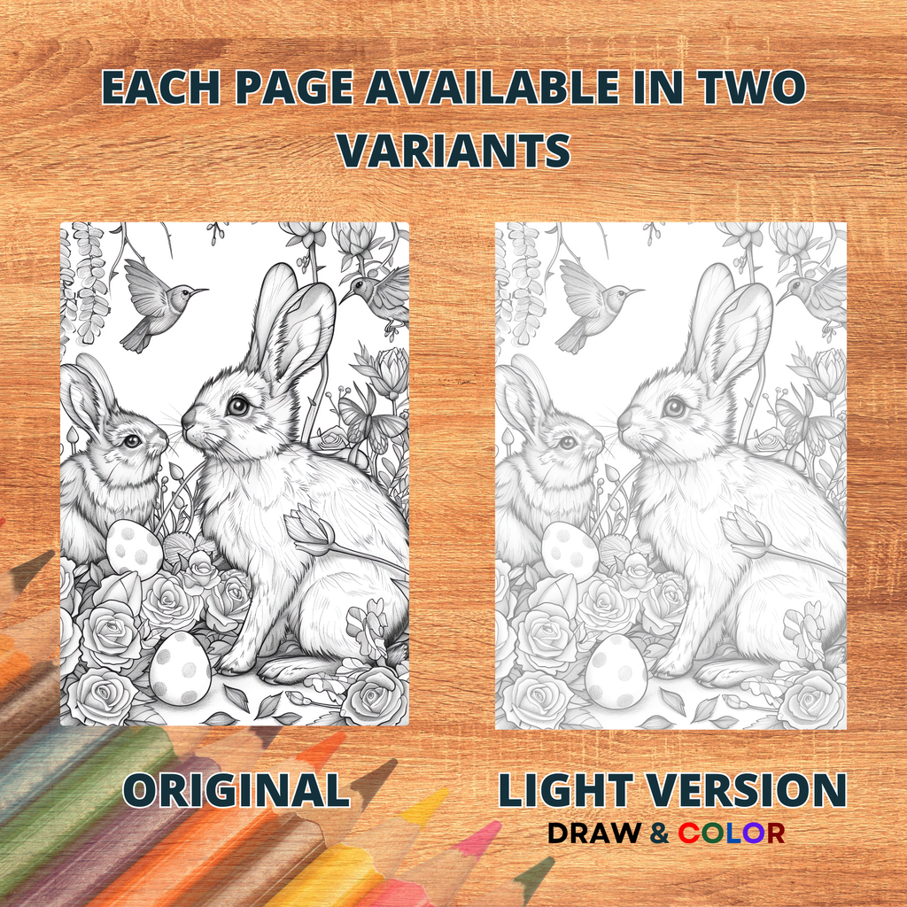 Easter Bunny Coloring Pages