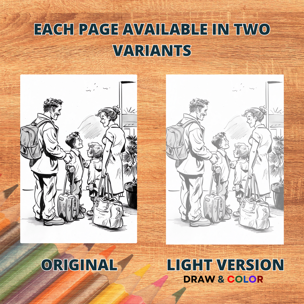 Family Love Coloring Pages