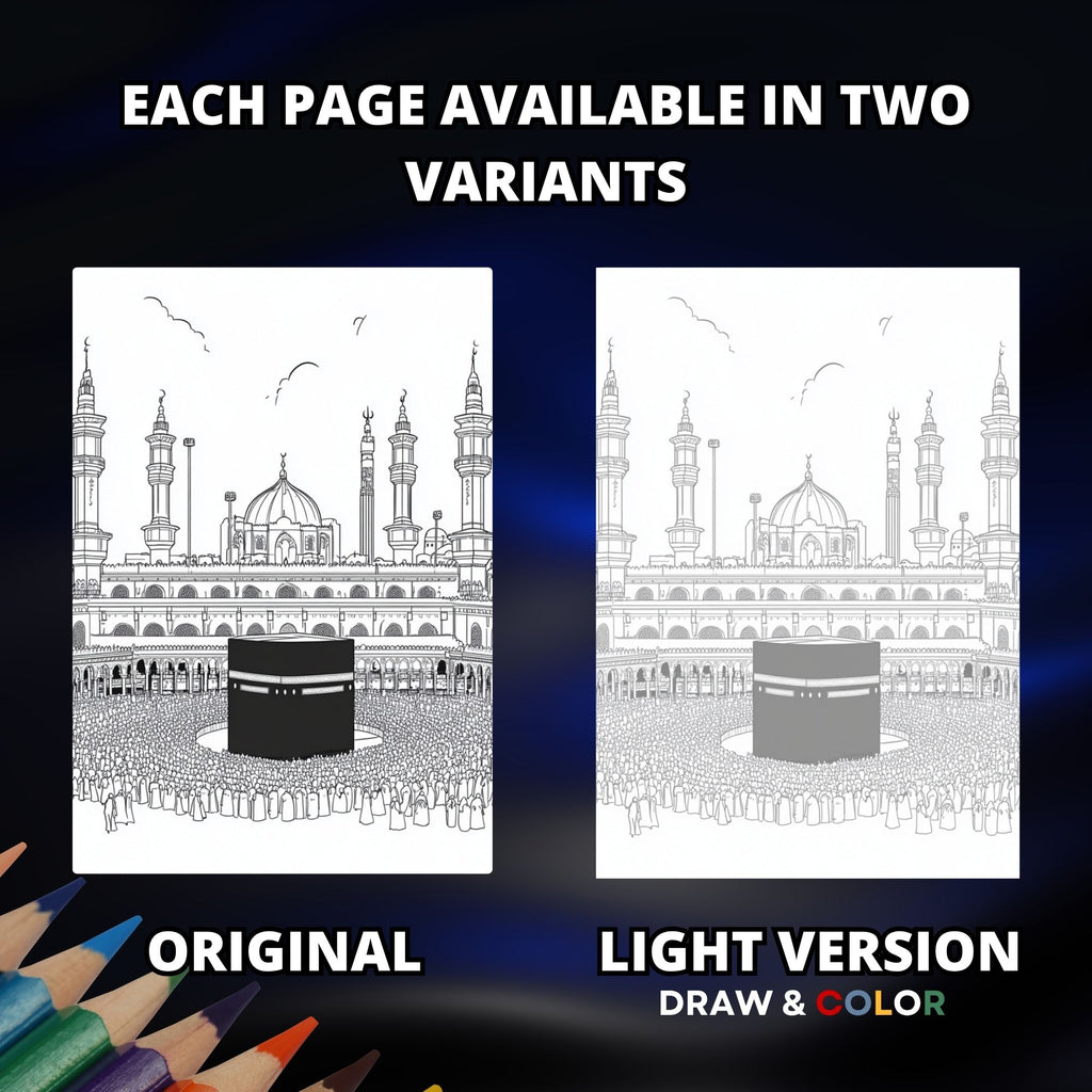 Islamic Art Coloring Book Pages