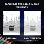 Islamic Art Coloring Book Pages