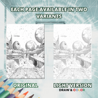 Moon Life Discovery Coloring Pages