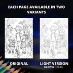 Anime Adults Coloring Pages