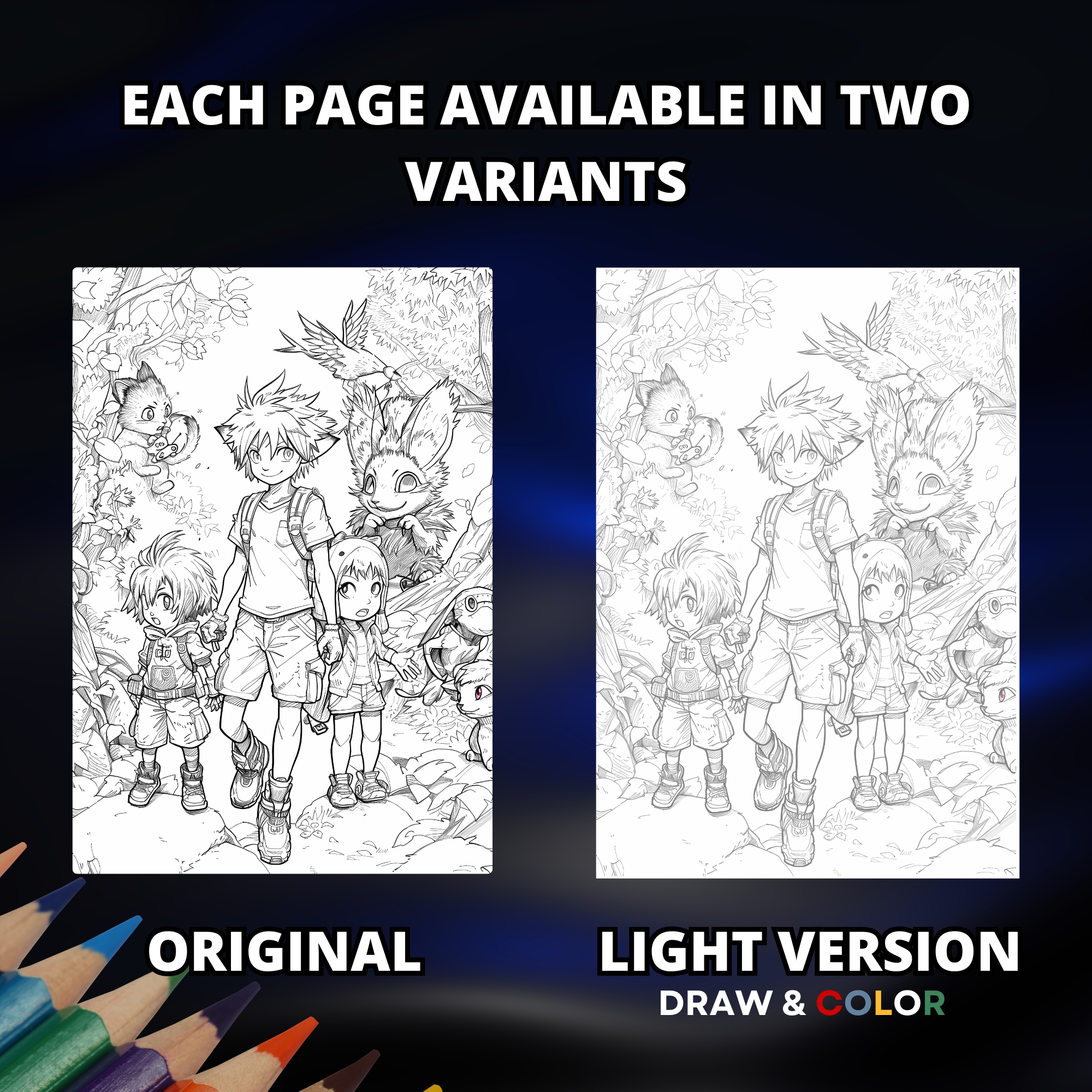 Anime Adults Coloring Pages