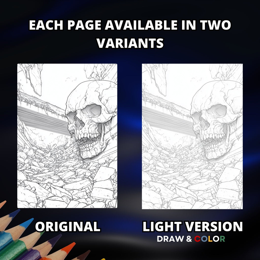 Zombies Unleaashed Coloring Book Pages