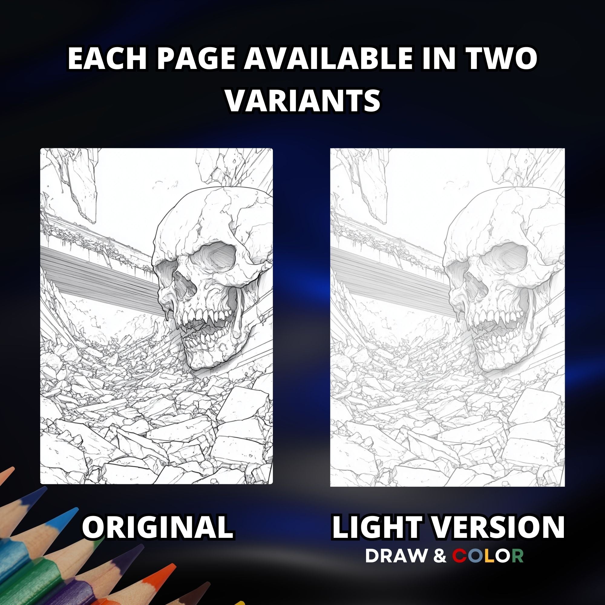 Zombies Unleaashed Coloring Book Pages