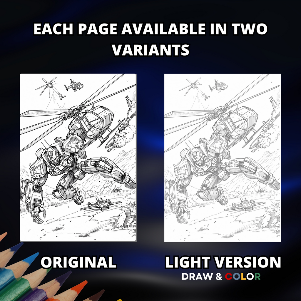 Transformers Coloring Pages