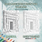 Hidden Empires Coloring Book Pages