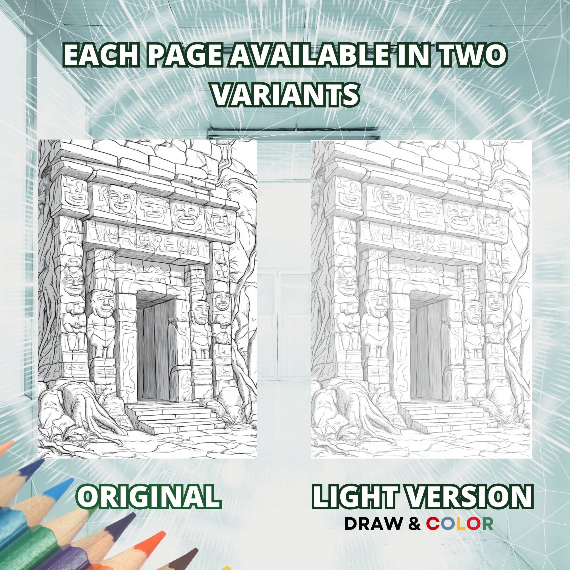 Hidden Empires Coloring Book Pages