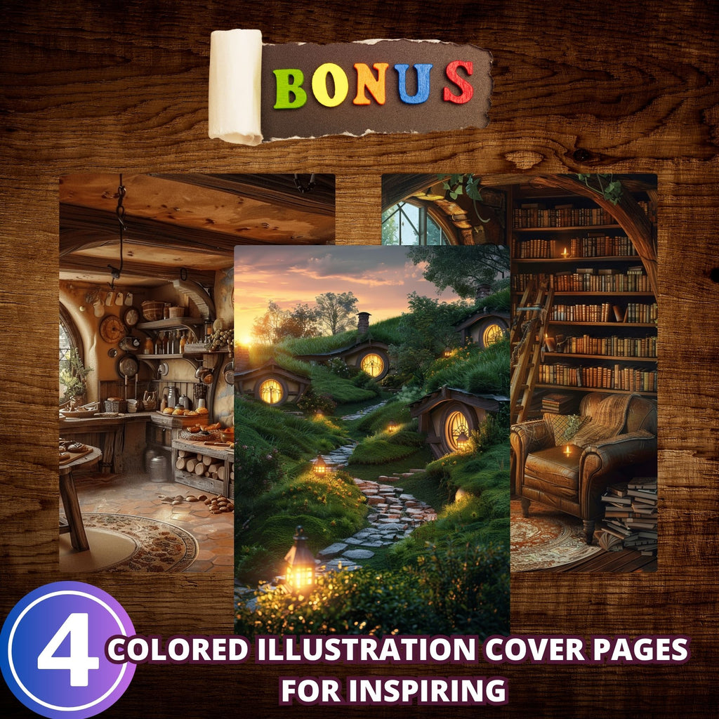Hobbit's Home Secrets Coloring Pages