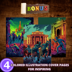 City Of Zombies Coloring Pages