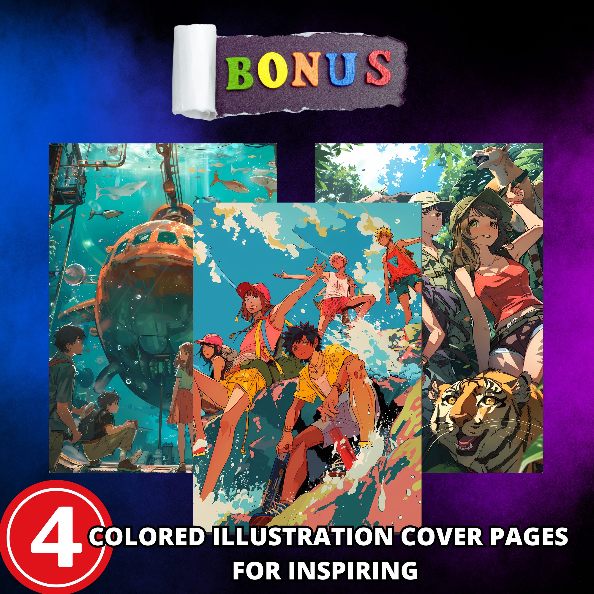 Anime Adults Coloring Pages