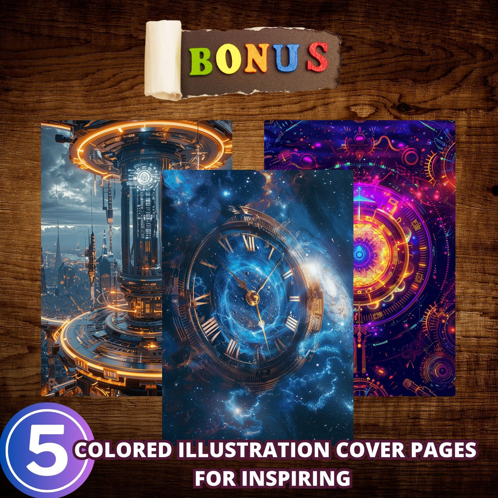 Time Travel Portals Coloring Pages