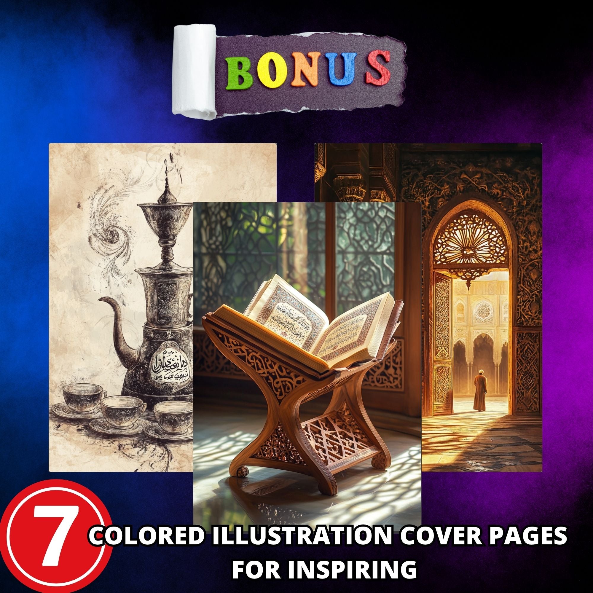 Islamic Art Coloring Book Pages