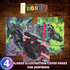 Futuristic Tanks Coloring Pages