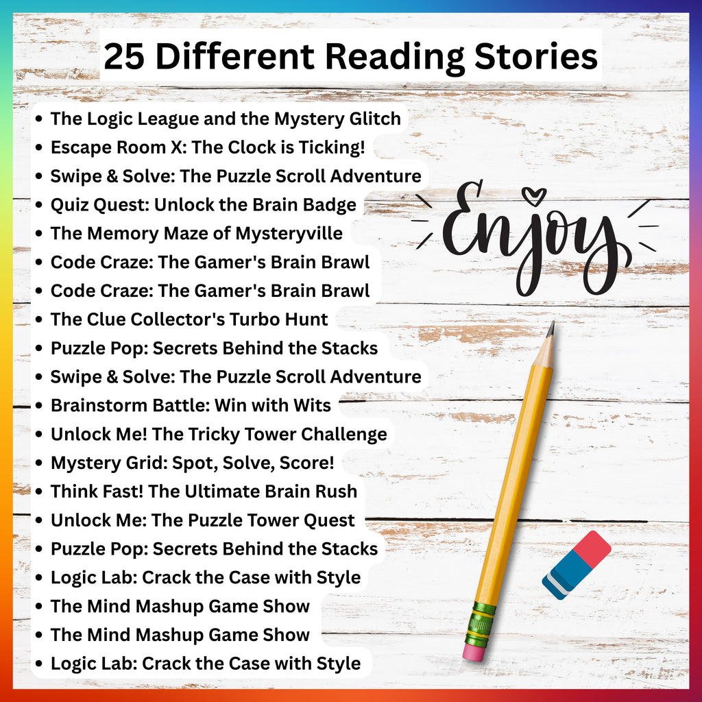 Puzzel Reading Stories