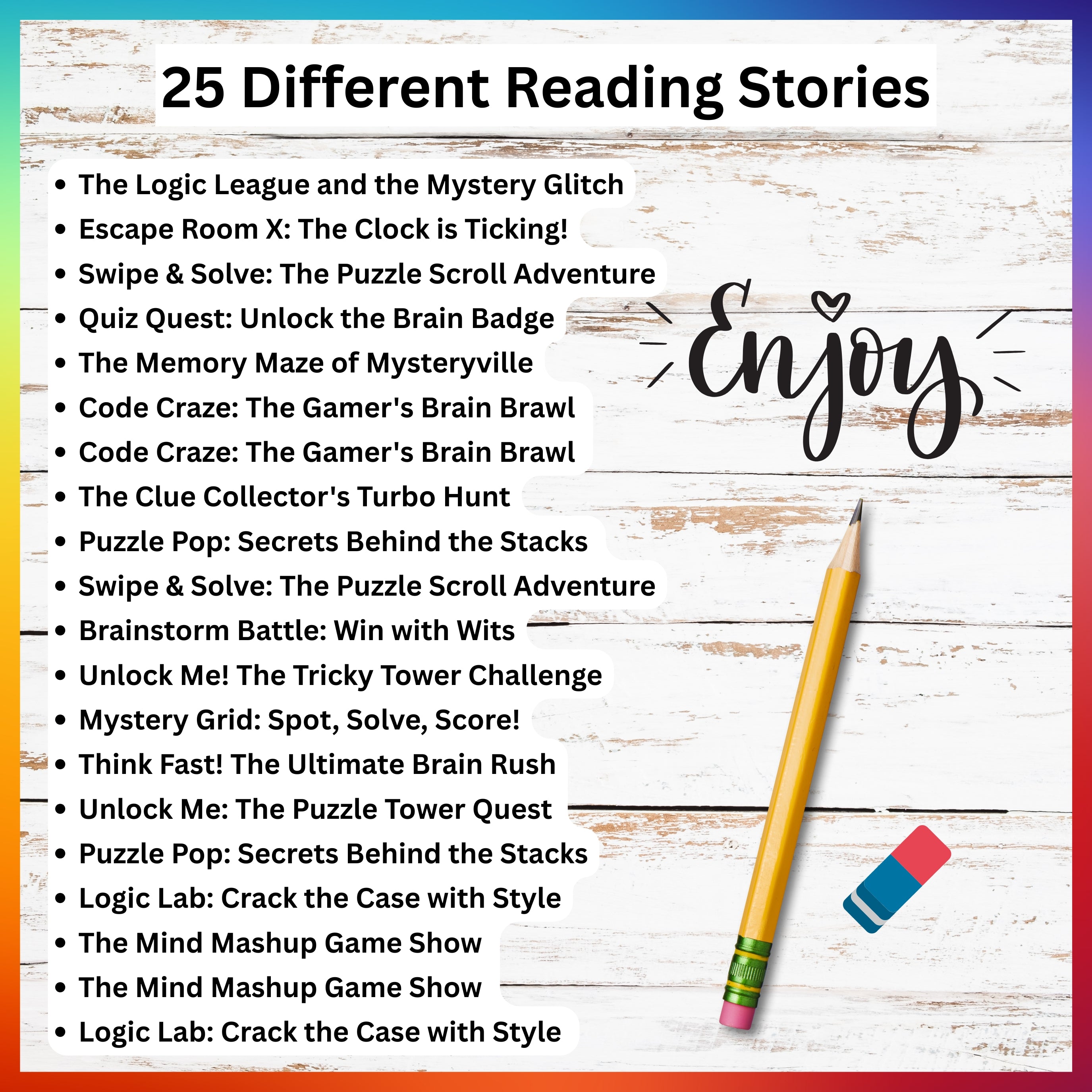 Puzzel Reading Stories