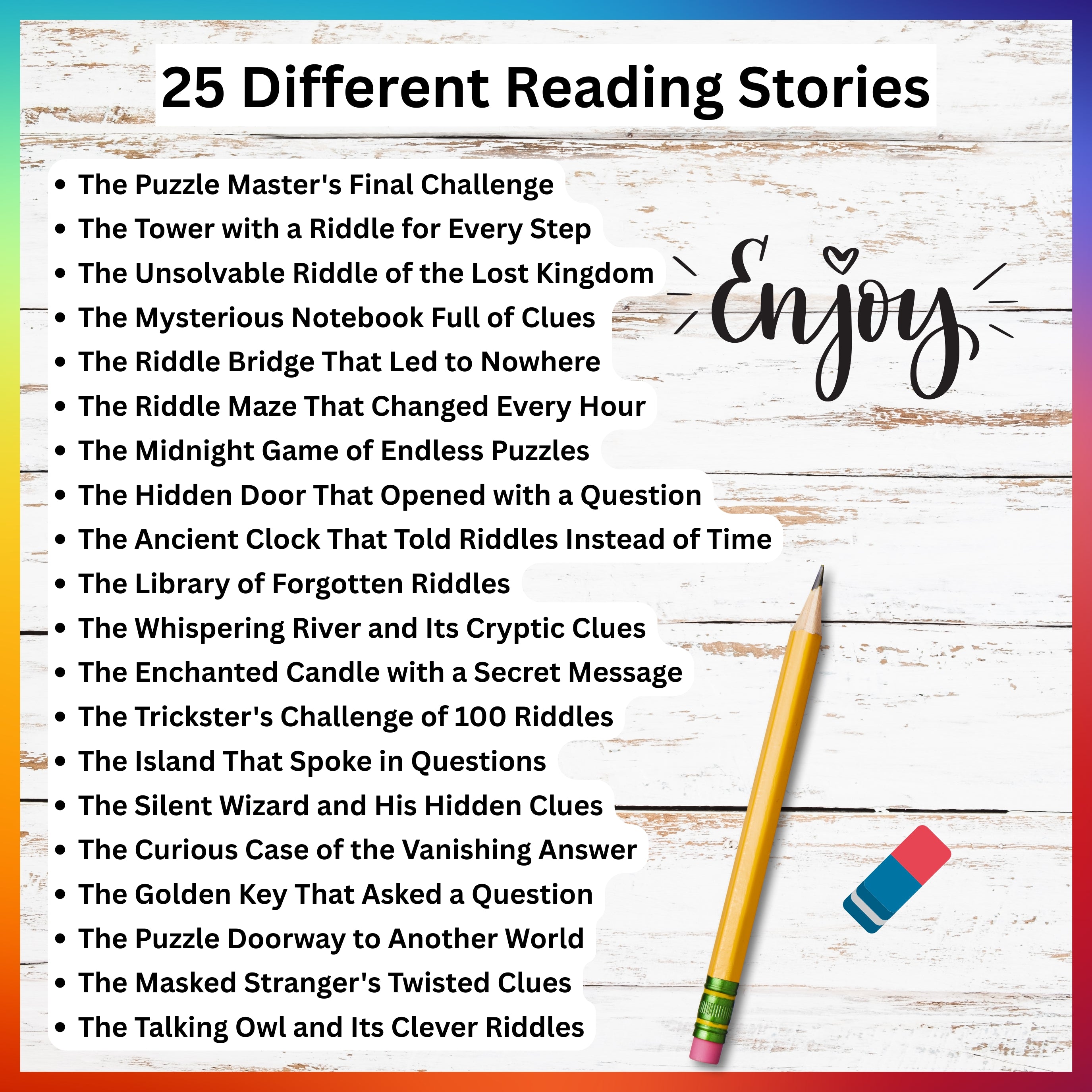 Riddles' Reading Stories