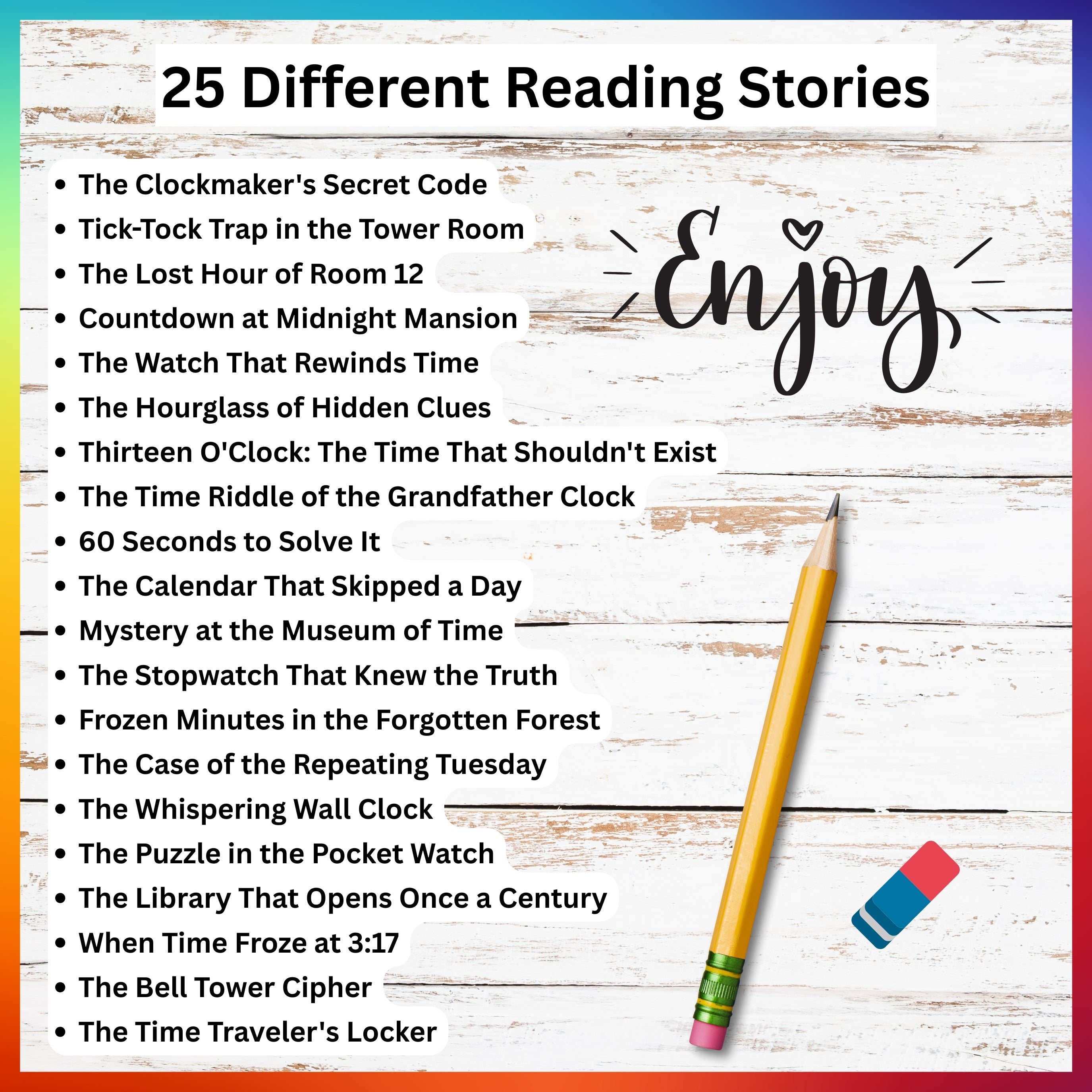 Time & Clocks' Reading Stories